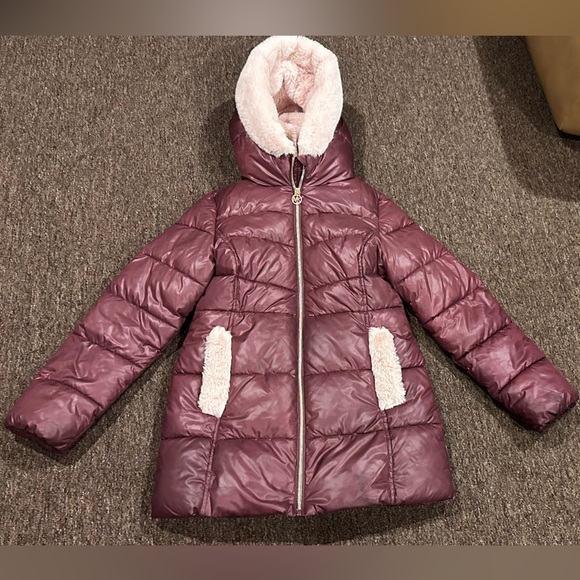 Michael Kors BLUSHBig Girls Size 14 Heavy Weight Puffer Jacket like NEW!